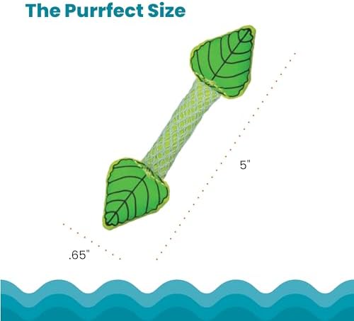 Catstages Fresh Breath Mint Stick Dental Cat Chew Toy with Catmint,Teeth Cleaning & Fresh Breath,Solo or Interactive Play,Green,(Pack of 2) - Image 5