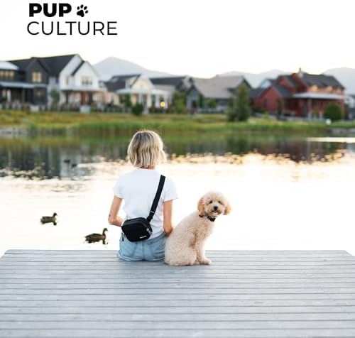 Pup Culture Dog Treat Pouch with Poop Bag Dispenser and Removable Treat Pouch | Cross Body Dog Walking Bag | The Perfect Puppy Training Tool and Even Better Gift - Image 7