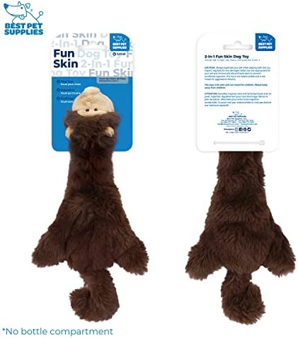 Best Pet Supplies 2-in-1 Stuffless Squeaky Dog Toy - Monkey, Small - Image 5
