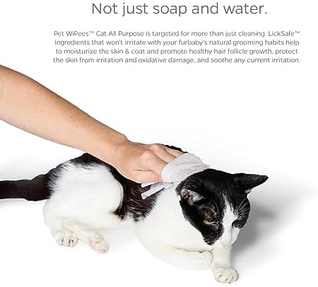 Pet Parents® Pet WiPees™ Cat All Purpose Cat Wipes, Pet Wipes, All Purpose Wipes for Cats & Cat Bath Wipes, Cat Cleaning Wipes (100 Count (Pack of 2), Calming) - Image 2