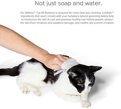 Pet Parents® Pet WiPees™ Cat All Purpose Cat Wipes, Pet Wipes, All Purpose Wipes for Cats & Cat Bath Wipes, Cat Cleaning Wipes (100 Count (Pack of 2), Calming) - Image 2