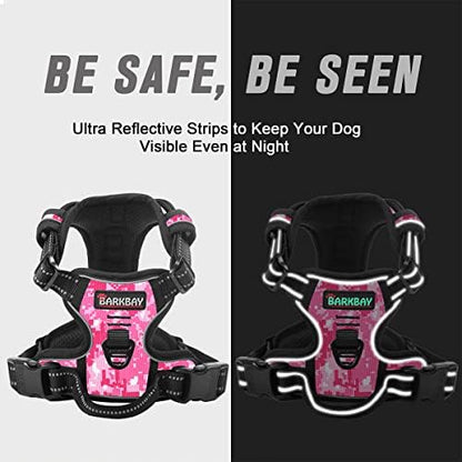 BARKBAY Dog Harness No Pull for Medium Sized Dog Front Back Clips,Dog Vest - Image 5