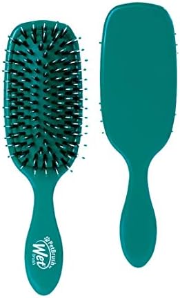 Wet Brush Pet Hair Brush, Smooth, Shiny Fur, Dog and Cat Hairbrush, De-Shedding Comb & Dematting Tool for Grooming Long or Short-Haired Dogs, Tangle-Free for Less Pulling & Tugging, Teal by WetBrush