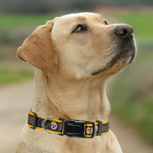 Pets First NFL Pittsburgh Steelers Licensed PET COLLAR, Small - Heavy-Duty, Strong, and Durable Dog Collar. Available in 31 Football Teams and 4 Sizes - Image 5