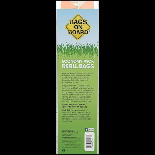 Bags on Board Dog Poop Bags, Strong Leak Proof Waste Bags, 315 Count - Image 2