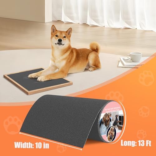 Pet Nail Self Adhesive Replacement Emery Paper, 10in*13ft, Gray - Image 2