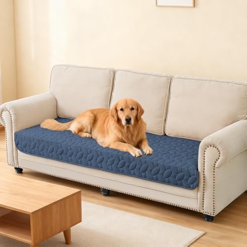 Ameritex Pet Bed Cover Dog Bed Blanket for Sofa and Furniture Waterproof New Pattern Design (40x50 Inch, Navyblue) - Image 6