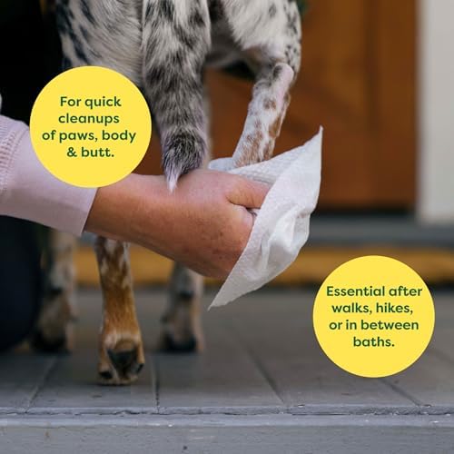 Earth Rated Ear Wipes & Grooming Wipes Bundle - Includes 70 Fragrance-Free Pet Ear Wipes and 100 Unscented Grooming Wipes. - Image 5