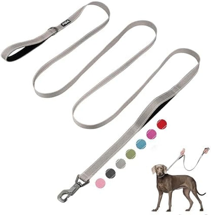 Fida 10 FT Heavy Duty Dog Leash, Dual Padded Handles for Medium Large Dogs by Fida