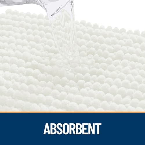 OLANLY Dog Door Mat for Muddy Paws 34x21, Extra Absorbent Chenille Mud Mat - Image 4