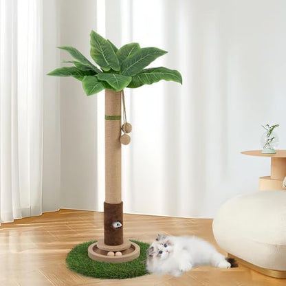 Woochpet Tall Cat Scratching Post,Cat Toys,Cat Scratcher Tree for Large Cat - Image 2