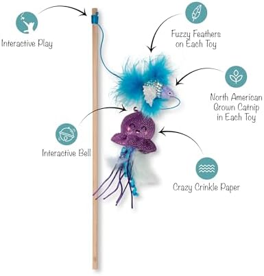 Fringe Studio Going with THE Tide Teaser Cat Toy, Pet Shop Collection (717003) - Image 2
