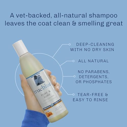 TrueBlue Grapefruit & Chamomile Deodorizing Dog Shampoo – Cleansing Wash, Moisturizing – Toxin Free, Natural Botanical Blend – Tearless – 12 Fl. Oz. - Image 4