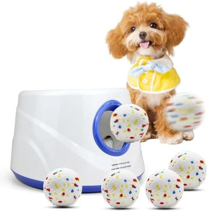 Automatic Dog Ball Launcher, 6 ETPU Balls, 20-45ft Distance by ZAPELL