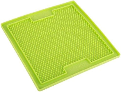 LickiMat Classic Soother, Dog Feeding Mat for Boredom and Anxiety Relief, Ideal for Food, Treats, Yoghurt or Peanut Butter, Lick Mats, Fun Alternative to a Slow Feeder Bowl, Green - Image 3
