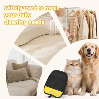 Pet Hair Removal Glove for Dogs & Cats, Sankell Upgraded Reusable Electrostatic Pet Hair Remover Glove, Magic Brush Mitt Tool for Couch, Furniture, Bed, Clothing, Carpet, Car Seat - Image 6