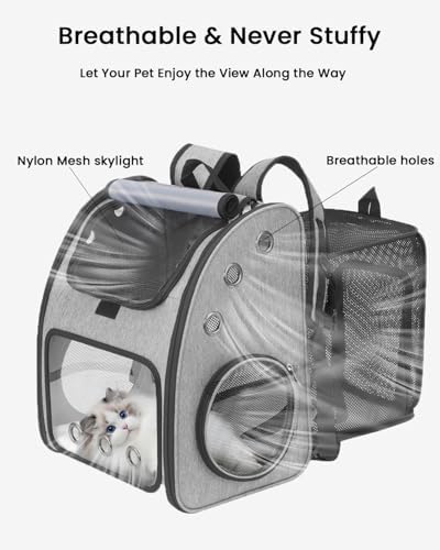 Expandable Cat Backpack Carrier for Small Cats/Dogs Airline Approved - Image 3