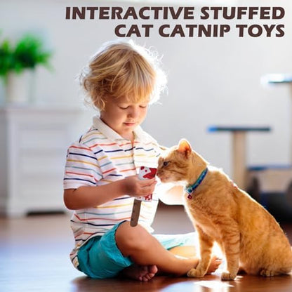 EXPAWLORER Cat Toys- 4 Psc Interactive Horror Knife Cat NipToy for Indoor Cats, Bite Resistant Chew Toys Teeth Cleaning,Gift Indoor Exercise for All Cat Breeds - Image 4
