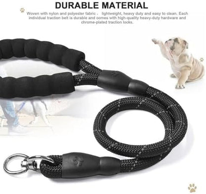 Double Dog Leash,No Tangle Dual Leash with Reflective Strips,Detachable 360° Swivel for Walking and Training Small Medium and Large Dogs(Black,2 in 1) - Image 2