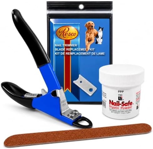 Resco USA-Made Nail Grooming Kit, Small to Medium, Blue (PF0530) by Resco+Pet+Products