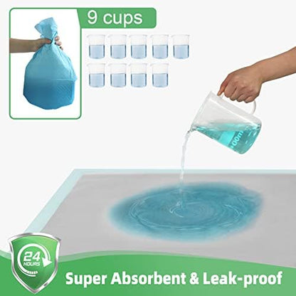 DEEP DEAR Charcoal Puppy Pads 28"x34" (30-Count), Activated Carbon Dog Pads Extra Large, Leak-Proof Pee Pads for Dogs, Super Absorbent Pet Training Pads for Puppies, Piddle Pads for Doggies, Cats - Image 4