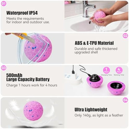 Interactive Dog Toys, Chew-Proof Dog Ball for Aggressive Chewers - Image 4