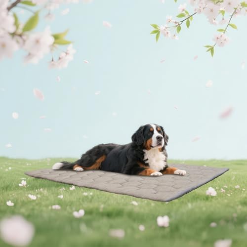 Giant Dog Cooling Mat, (Q-MAX>0.4) Size C(59x40in) Summer Relief by UniHome