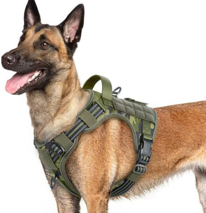 rabbitgoo Tactical Dog Harness for Large Dogs, No Pull Service Pet Vest by rabbitgoo