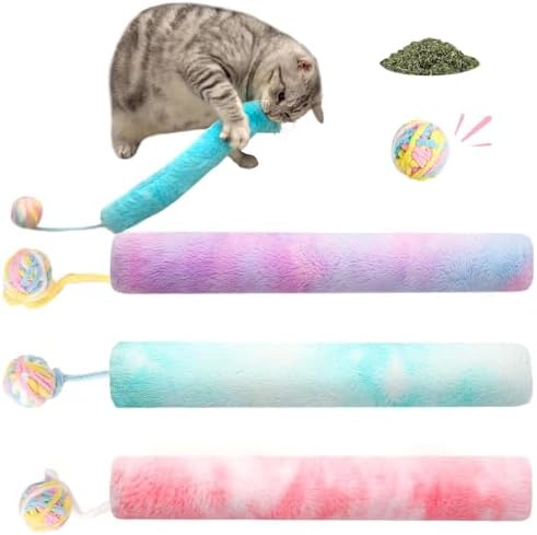 Cat Kicker Toy Large 3pcs, Cat Catnip Toys with Bell by PATTEPOINT