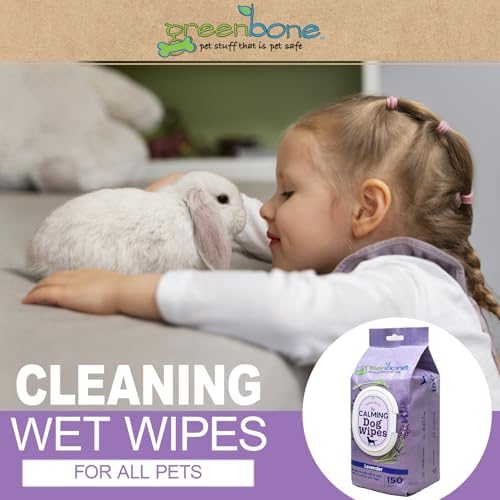 Greenbone Pet Dog Wipes French Lavender Natural for Grooming Paws, Body and Butt, Cleaning Deodorizing - Image 6
