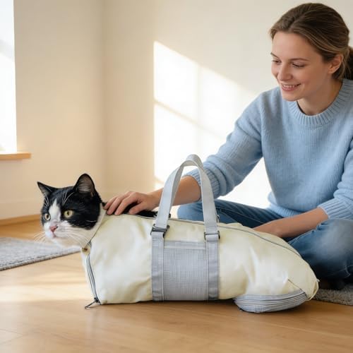 Cinf Cat Restraint Grooming Bag, Anti-Scratch Tool for Nail Trimming - Image 6