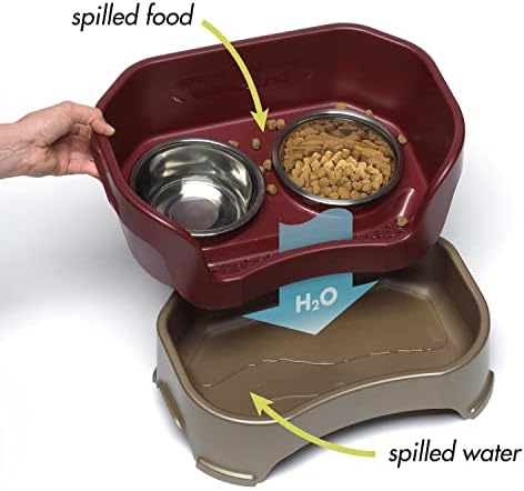 Neater Pet Brands Feeder Deluxe for Cats - Cranberry (200) - Image 3