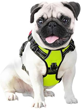 PHOEPET No Pull Dog Harness Medium Reflective Front Clip Vest with Handle - Image 6