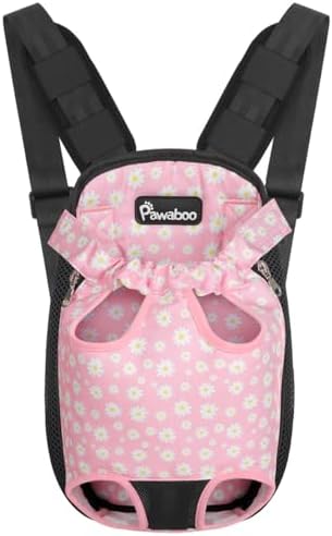 Pawaboo Pet Front Carrier Backpack for Small Medium Dogs by Pawaboo