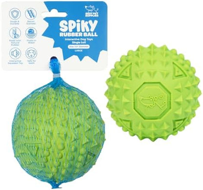 Best Pet Supplies Squeaky Dog Toys with Soft Durable Fabric for Small, Medium and Large Pets Interactive Toy for Indoor Play, Supports Active Biting and Play - Green, Large by BestPetSuppliesLLC