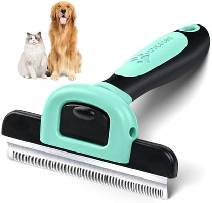 MIU COLOR Pet Grooming Brush, Deshedding Tool for Dogs & Cats, Spring Green by MIUCOLOR
