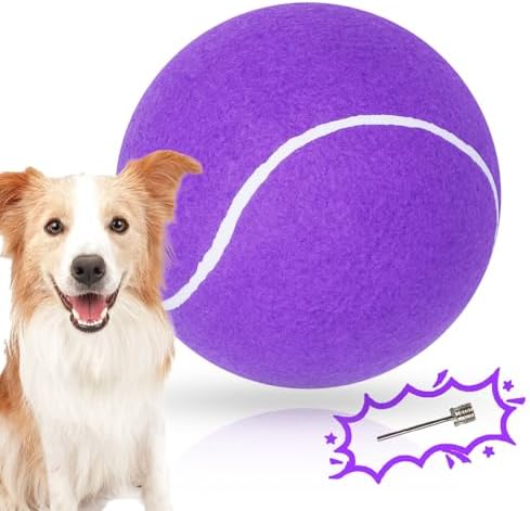 Banfeng Big Tennis Ball for Dogs, Giant Dog Tennis Ball Toy Herding Ball by Banfeng