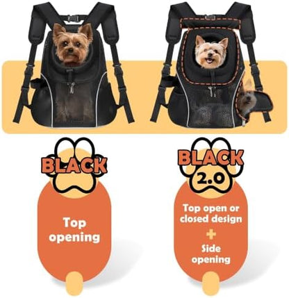 WOYYHO Pet Dog Carrier Backpack with Windows, Ventilated Small Dog Backpack - Image 3