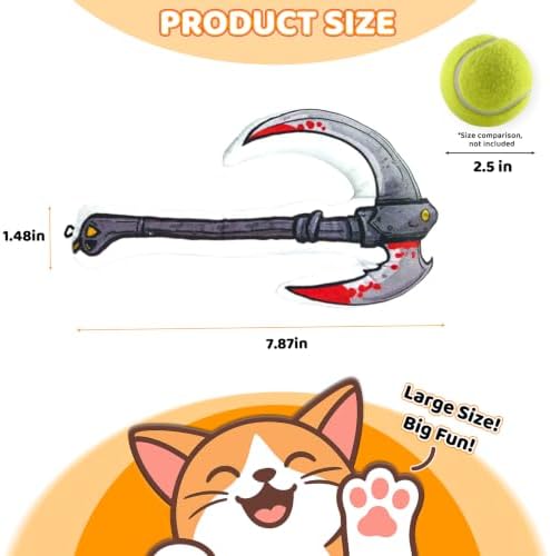 Catnip Toy [2000mg Premium Catnip], Sickle Style Cat Kicker Toy - Image 2