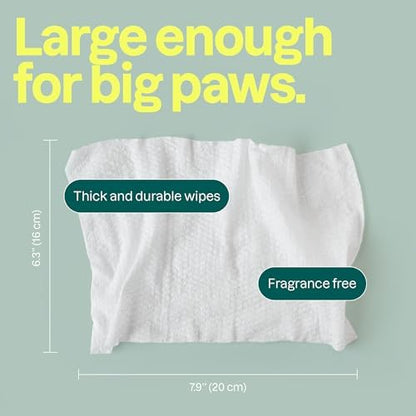ATTITUDE Pet Wipes for Dogs & Cats, 99% Water, EWG Verified, Gentle & Unscented Cleaning Wipes for Paws, Ears, Face & Body, Deodorizing, Safe for Puppies & Kittens, 72 count - Image 5