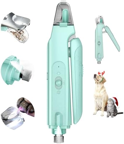 CATPICK 2-in-1 Cat & Dog Nail Clippers with Grinder and Dual LED Lights by Unknown