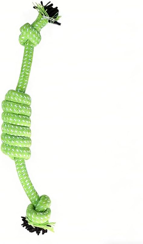Depets 4PCs Dog Rope Toy, Assorted Puppy Chew Toys, Durable Rope Knot Dog Toy, Puppy Teething Playing Toys for Small Dogs Puppies