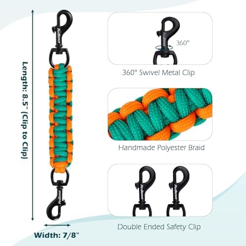 PetBonus Dog Collar Safety Clip, Handmade Prong Collar to Harness Connector - Image 2