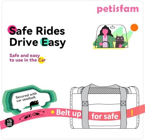 Soft Pet Carrier for Medium Cats and Small Dogs with Cozy Bed, 3 Doors, Top Entrance | Airline Approved, Escape-Proof, Breathable, Leak-Proof, Easy Storage (Pink) - Image 5