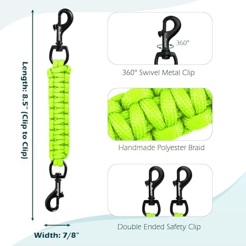 PetBonus Dog Collar Safety Clip, Handmade Prong Collar to Harness Connector - Image 2