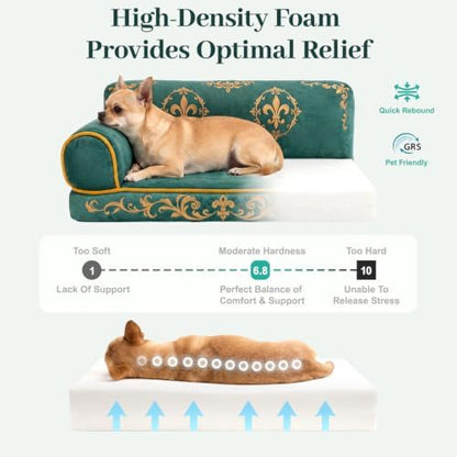 Luxury Cat Couch Bed, Orthopedic Pet Sofa, 24 Inch - Image 3