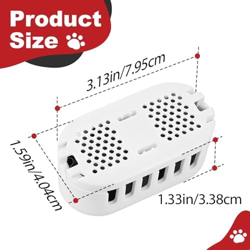 6Pcs Cat Litter Box Deodorizer Cartridges Compatible with Ellenpent ICB019 - Image 3