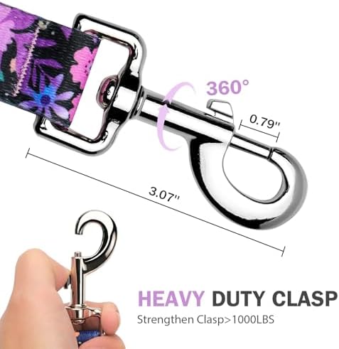 Hikiko 6FT Dog Leash Padded Double Handle with Designed Pattern - Image 3
