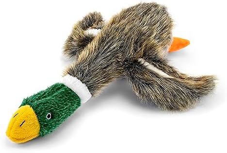 RUFFIN' IT Woodlands, Plush Mallard 13 in Squeaky Soft Stuffed, Dog Toy - Image 3