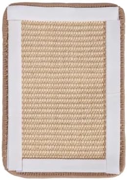 SHENGOCASE 4-Pack 8" X 12" Sisal Cat Scratching Mat Pad with Hook & Loop Tapes. Replacement Sisal Pad Mat for Cat Tree Tower, Window Perch, Wall Furniture Shelves Scratcher - Image 4